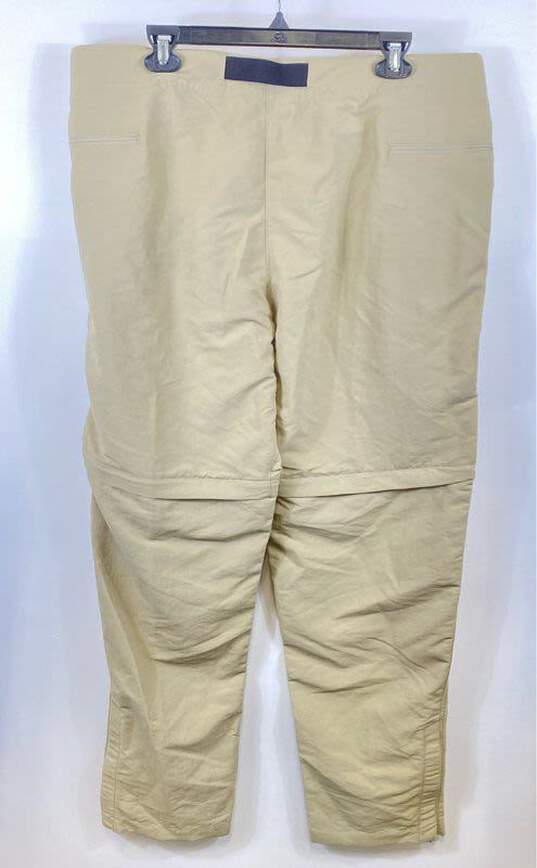 The North Face Mens Beige Horizon Straight Leg Convertible Hiking Pants Size 40 image number 2