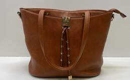 Gussaci Brown Shoulder Tote Bag