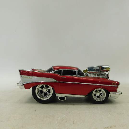 1957 Chevy Bel-Air Burgundy Muscle Machine 2000 1/18 Scale Die Cast No Box image number 5
