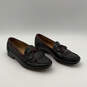 Mens Woodstock Black Brown Leather Slip-On Loafer Shoes Size 10.5 D image number 2