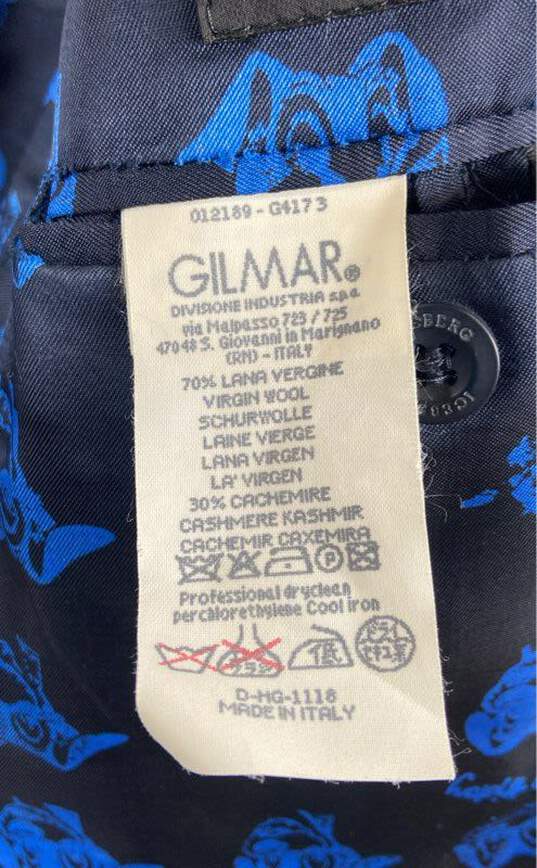 Iceberg Gilmar Mens Blue Long Sleeve Notch Lapel Single Breasted Blazer Size M image number 5