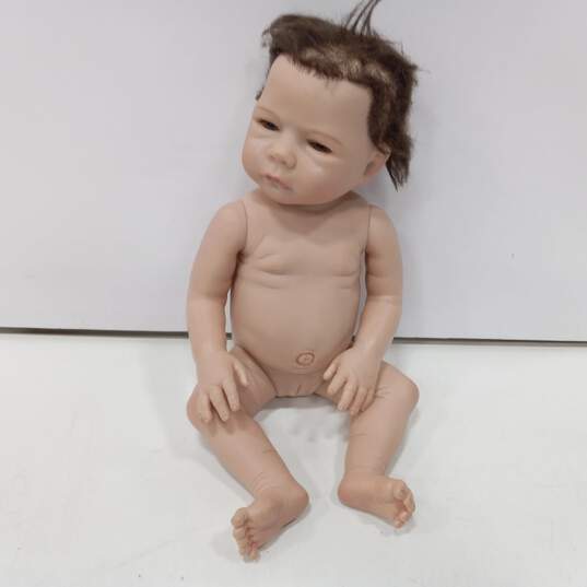 Realistic Brown Hair Brown Eyed Baby Doll image number 1
