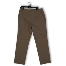 NWT Ralph Lauren Womens Dress Pants Flat Front Zipped Pocket Tan Size 14W alternative image