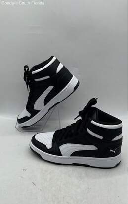 Puma Kids Black And White Shoes Size 5.5C