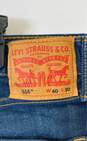Levi's 514 Straight Blue Jeans - Size 40x30 image number 6