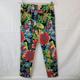 Krazy Larry Womens Floral Pants Size 8 alternative image