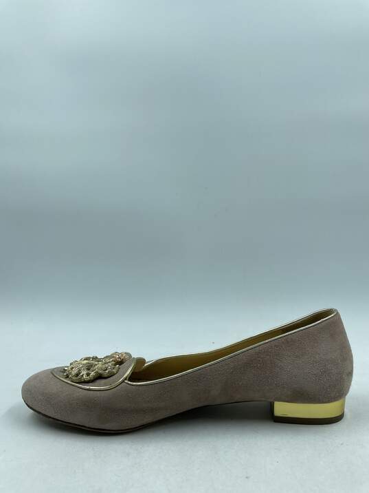 Authentic Charlotte Olympia Virgo Mauve Flats W 9 image number 2