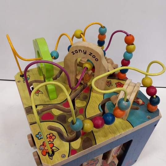 Zany Zoo Wooden Activity Cube Toddler's Toy image number 7