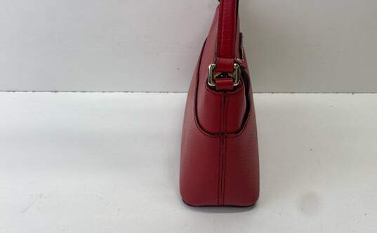 Kate Spade Red Leather Zip Small Crossbody Bag image number 4