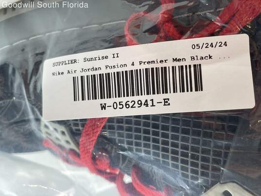 Nike Air Jordan Fusion 4 Premier Mens Black Sneakers Size 11 image number 8