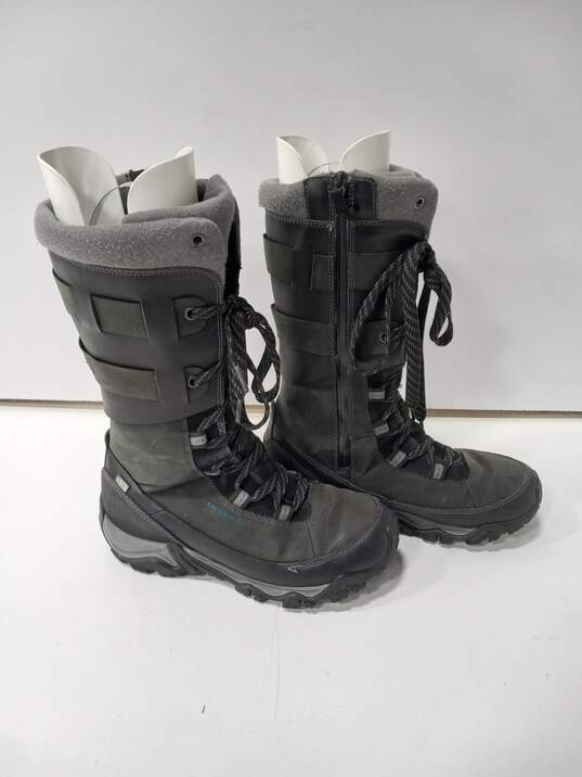 Merrell Women's Black/Gray Polarand Rove Peak Boots Size 9 image number 3