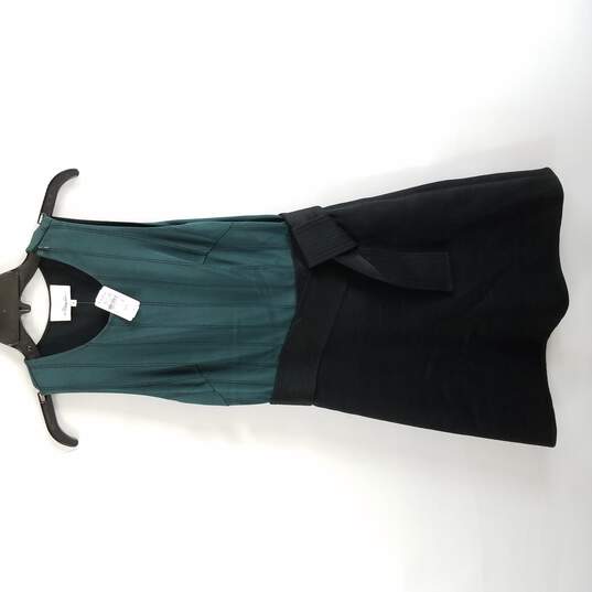 Phillip Lim Women Green Black Sleeveless Mini Dress XS 0 NWT image number 1