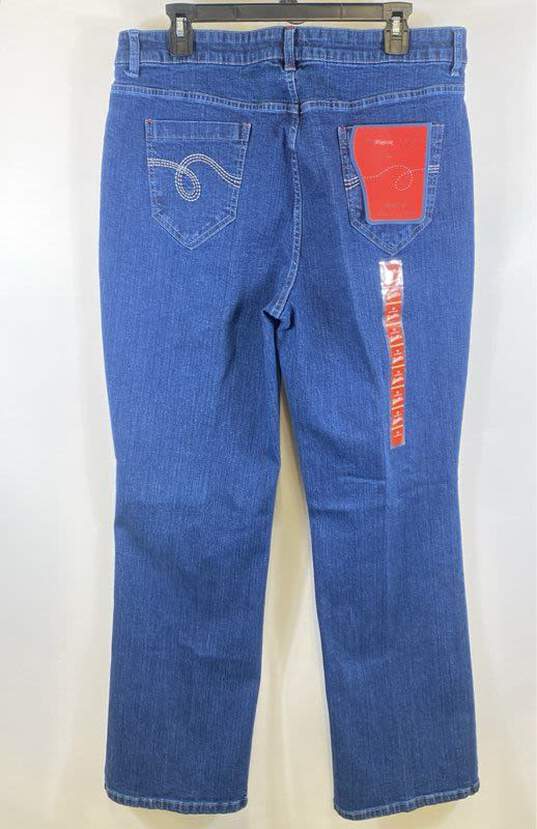 NWT Smith's Dungarees Womens Blue Marissa Fit Denim Bootcut Jeans Size 18 image number 2