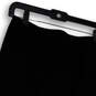 Womens Black Flat Front Back Zip Short Straight And Pencil Skirt Size 6 image number 4