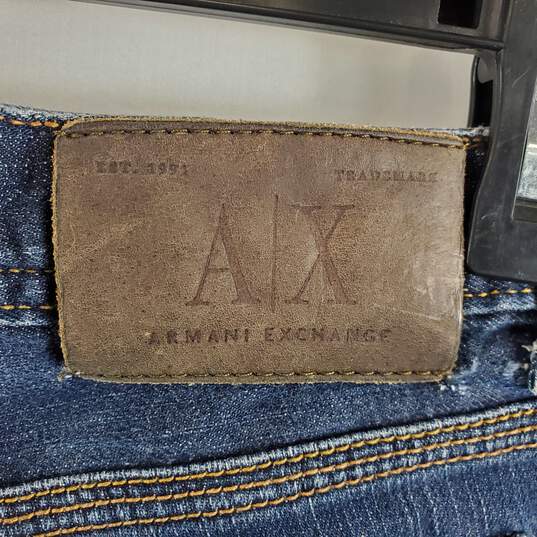 Armani Exchange Women Blue Regular Jeans Sz 0 image number 3