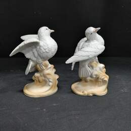 Lefton White Doves Figurines 2pc Bundle alternative image
