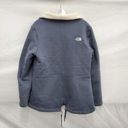 The North Face WM's Full Zip Fleece Insulated Blue Steel Jacket Size L alternative image