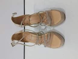 Shoedazzle Women's Studded Strappy Wedge Sandals Size 11 alternative image