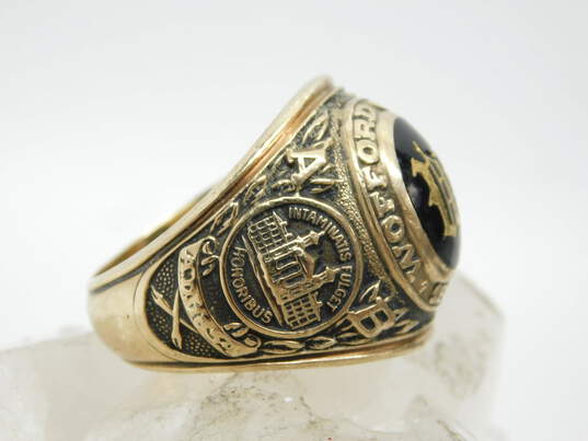 Men's Vintage 1961 10K Yellow Gold Wofford College Class Ring 21.0g