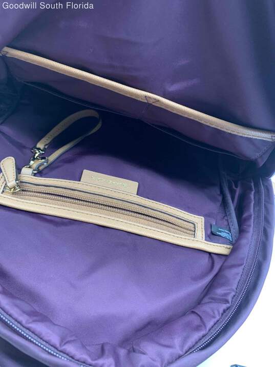 Michael Kors Womens Burgundy Backpack image number 3