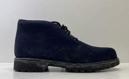 Havana Joe 0201-C Navy Blue Leather Chukka Boots Men's Size 15US/48 EU