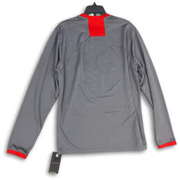 NWT Mens Gray Heatgear Long Sleeve Maryland Terrapins T-Shirt Size Large alternative image