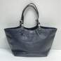 COACH F16174 Black Leather Tote Bag image number 1