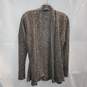 Eileen Fisher Petite Wool Blend Long Sleeve Cardigan Size PM image number 1