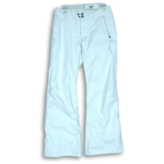 Women's The North Face White Snow Pants Size S image number 1