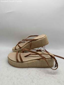 Anne Klein Womens Brown Sandals Size 9M