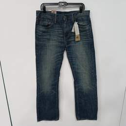 Levi's 527 Slim Bootcut Blue Jeans Size 34x32 NWT