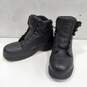 WOMEN'S BLACK TIMBERLAND PRO STEELE TOE WORK BOOTS SIZE 7 M image number 1