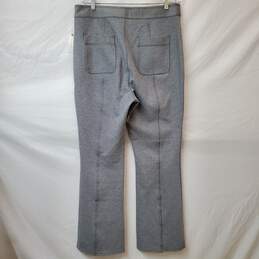 Maeve by Anthropologie Women's Gray Cotton Straight Wide-Leg Pants Size 16 alternative image