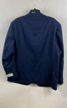 NWT Lauren Ralph Lauren Mens Navy Check Ultraflex Stretch Blazer Jacket Size 50L alternative image