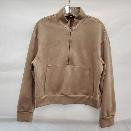 Tahari WM's Polyester Out Shell Beige Pullover Jacket Size M image number 1
