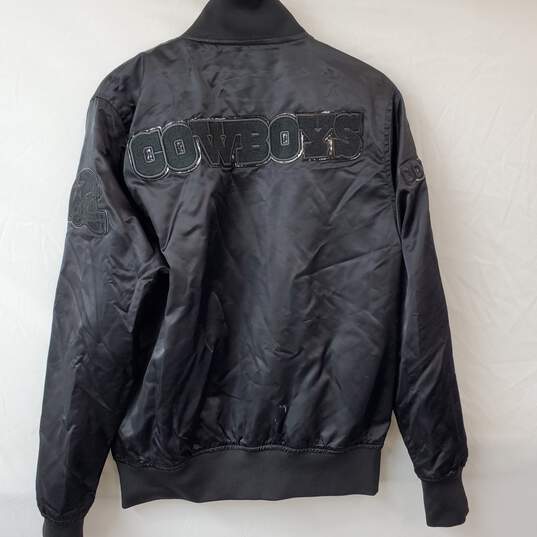 Pro Standard Dallas Cowboys Black NFL Satin Jacket M image number 2