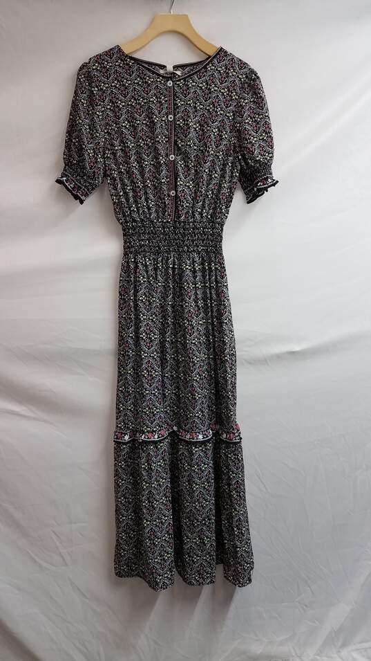 Max Studio Long Floral Print Maxi Dress - Size Small image number 1