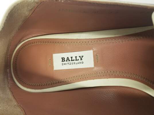 Bally Ivory Collapsible Loafers Women's Sz 5 W COA image number 8