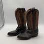 Rio Grande Mens Brown Leather Mid-Calf Cowboy Western Boots Size EU 27 image number 3