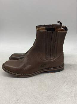 Women's Ugg Boots Caraby Brown Leather Chelsea Pull on Boot Size 8.5 alternative image