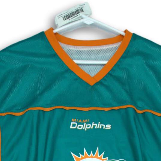 NFL Adult Aqua Multicolor Reversible Dolphins Jersey Size XL image number 3