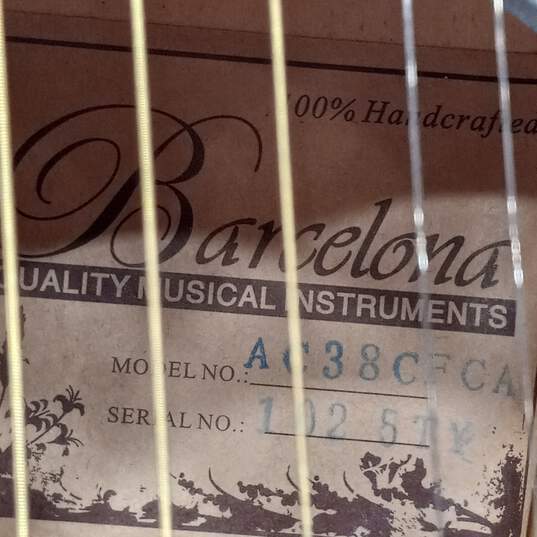 Barcelona Acoustic Guitar in Soft Case image number 3