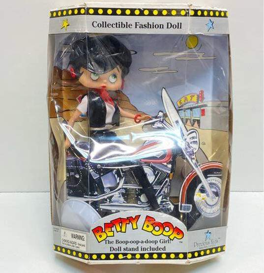 Betty Boop Motorcycle Biker Girl 12" Doll 1999 by Precious Kids image number 7
