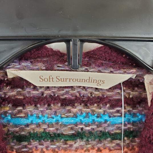 Soft Surroundings Women Purple Cardigan S/M NWT image number 3