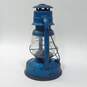 Vintage Dietz Blue No.2 D-LITE Kerosene Lantern Lamp Globe NY USA image number 2