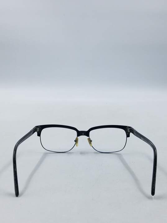 Persol Black Browline Eyeglasses image number 3
