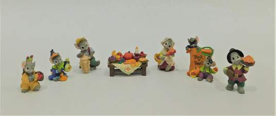 Assorted Mousekins Holiday Fall Autumn Halloween Thanksgiving Figurines image number 1