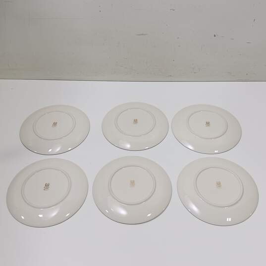 Vintage set of 6 Lenox Olympia PL Salad Plates image number 3