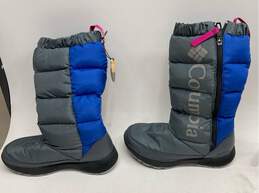 Women's Columbia Size 7 Blue And Gray Snow Boots NWT 200G alternative image
