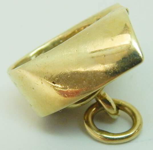 Vintage 14K Yellow Nurse's Cap Charm/Pendant 4.3g image number 2